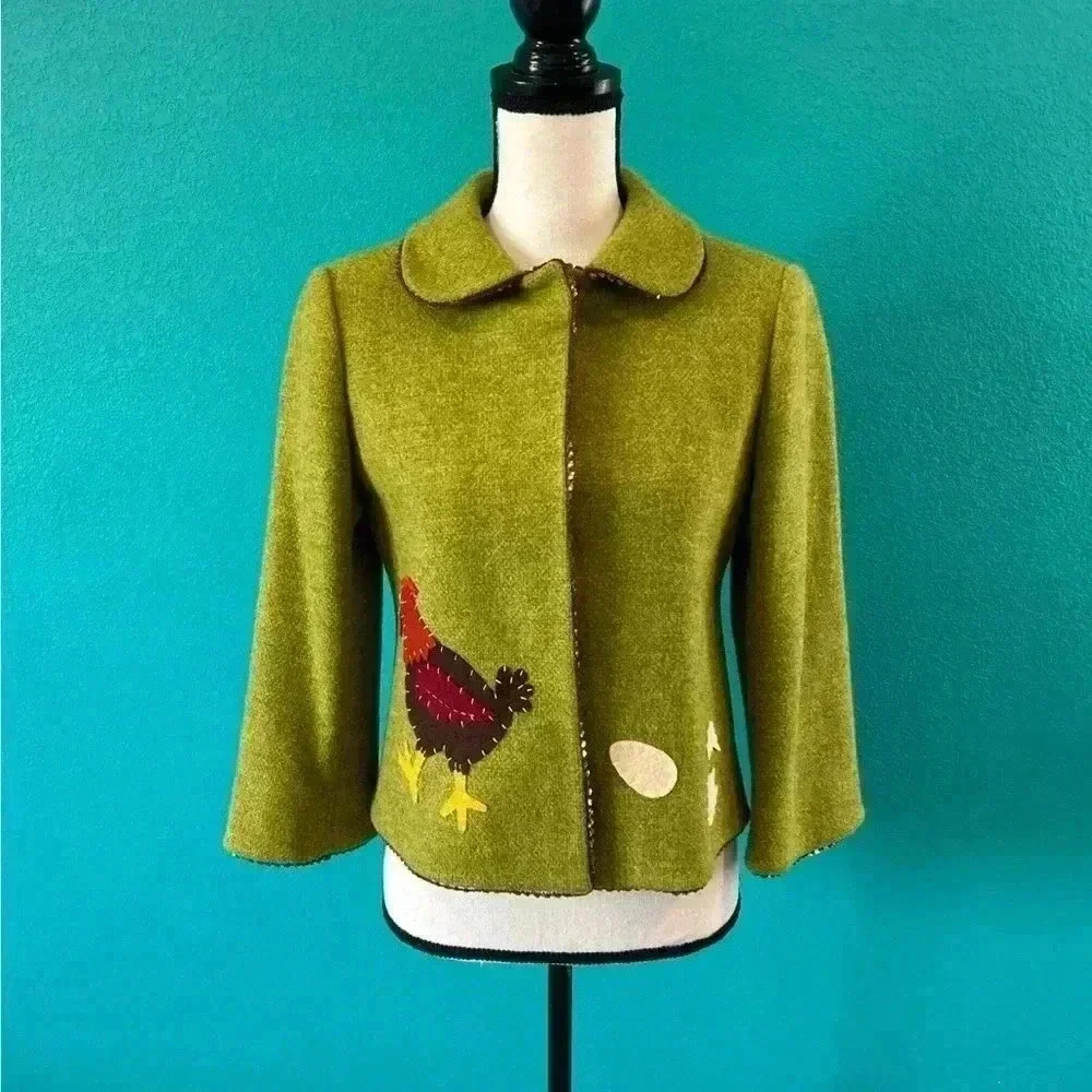 Moschino Virgin Wool Suit In Size 8